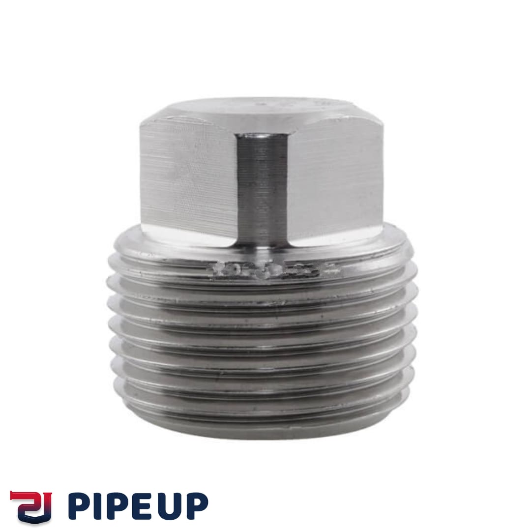 درپوش گرد چهار گوش (SQ PLUG) دنده ای - 3000#